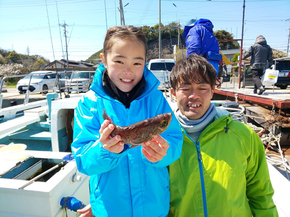 強風の中頑張りました！