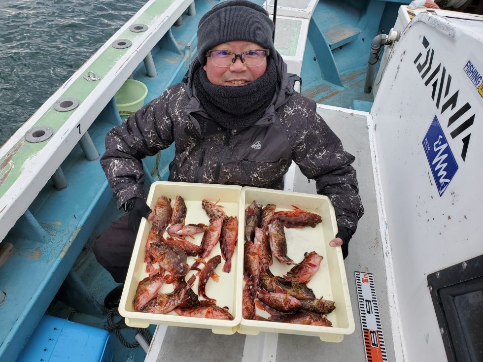 明日(月)はコウイカ釣り出船確定です!予約受付中!