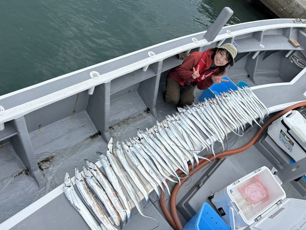 萩原香さん釣りまくりー!これでもリリースあり