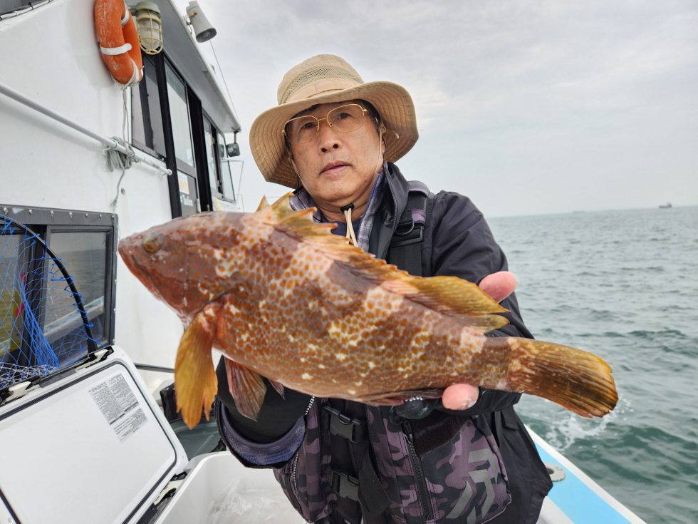 ウタセ五目船!キジハタ!