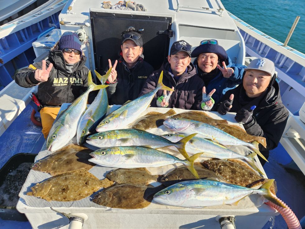 ヒラメ、ワラサ爆発!