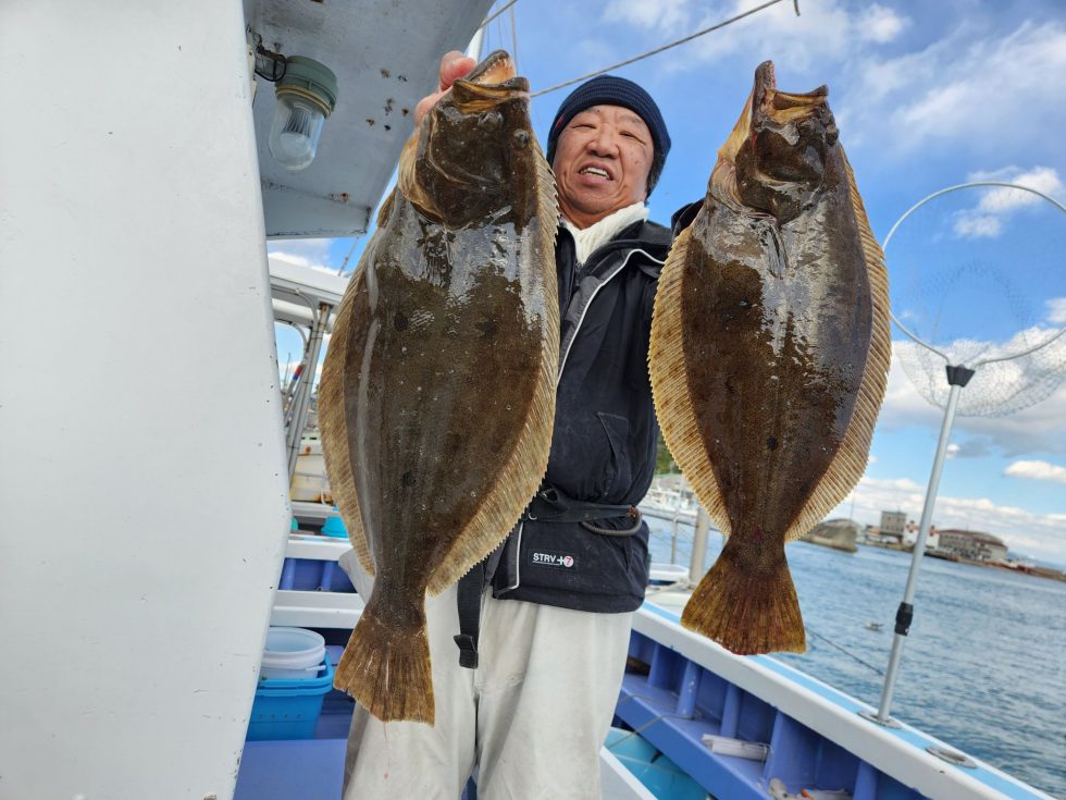 良型ヒラメ乱舞!