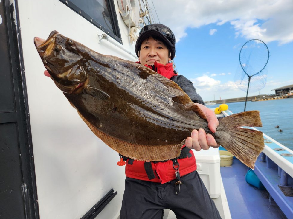 ヒラメ絶好調ー!良いサイズ!
