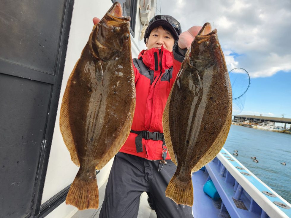 ヒラメチャンス!本日イワシ追加作業のため夕方まで電話にでられないことあります。