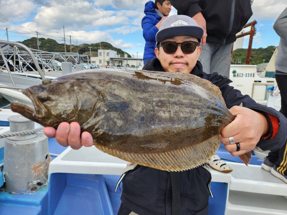 泳がせ!ヒラメ好調ー!