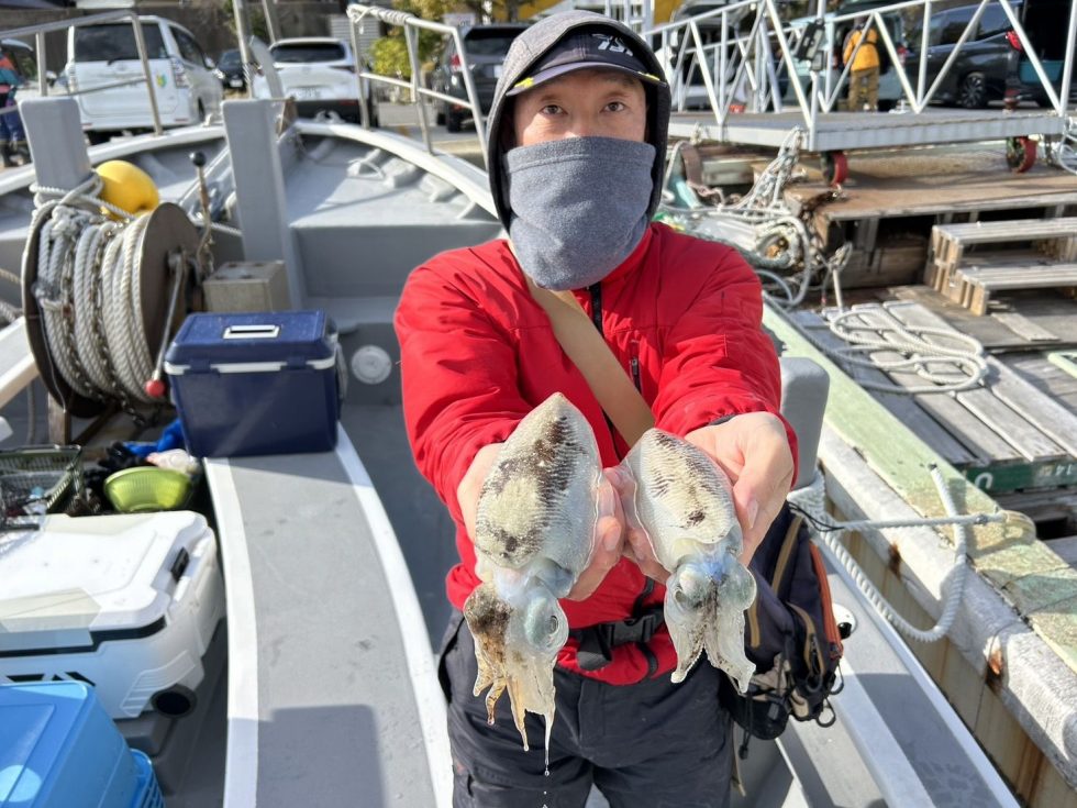 コウイカ釣り、泳がせ釣り、予約受付中！