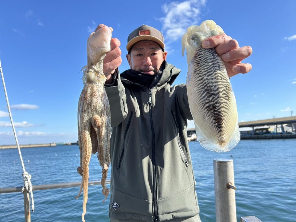 コウイカ釣り予約受付中！