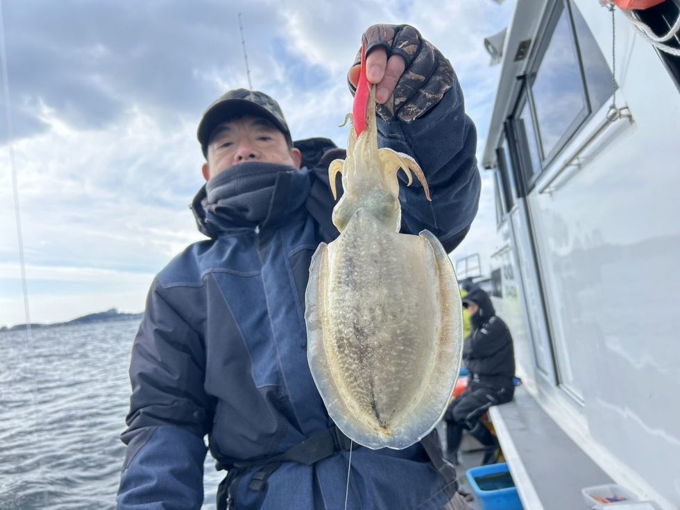 風裏での釣行で穏やか！