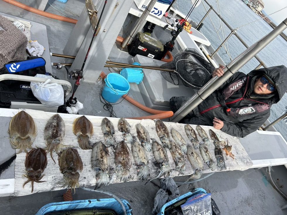 過去最高釣果２１杯！お見事です！