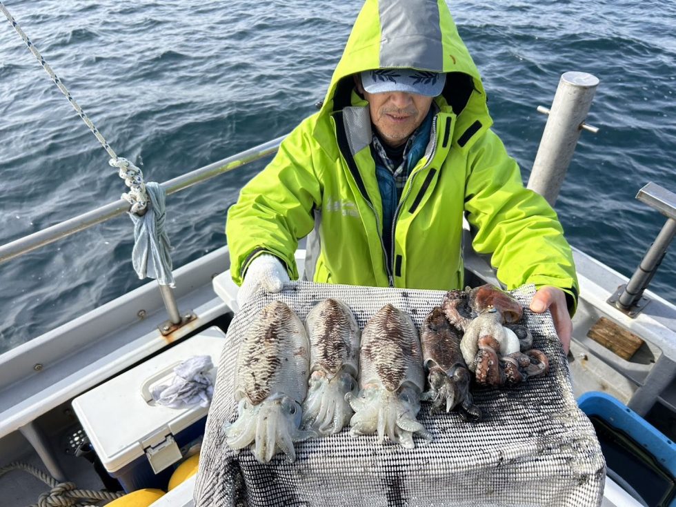 コウイカ有終の美!第十一忠栄丸