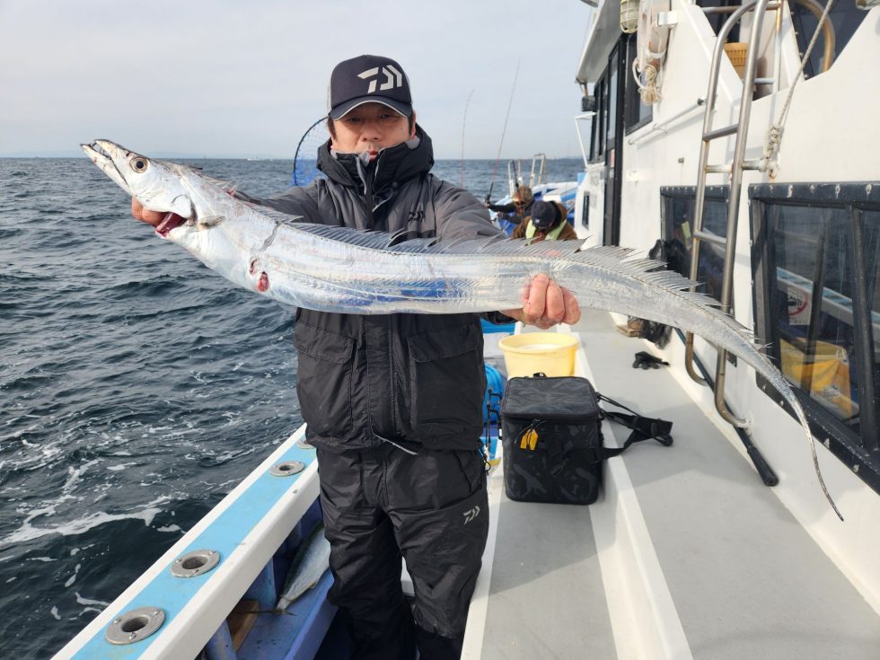 イワシ泳がせでドラゴン！