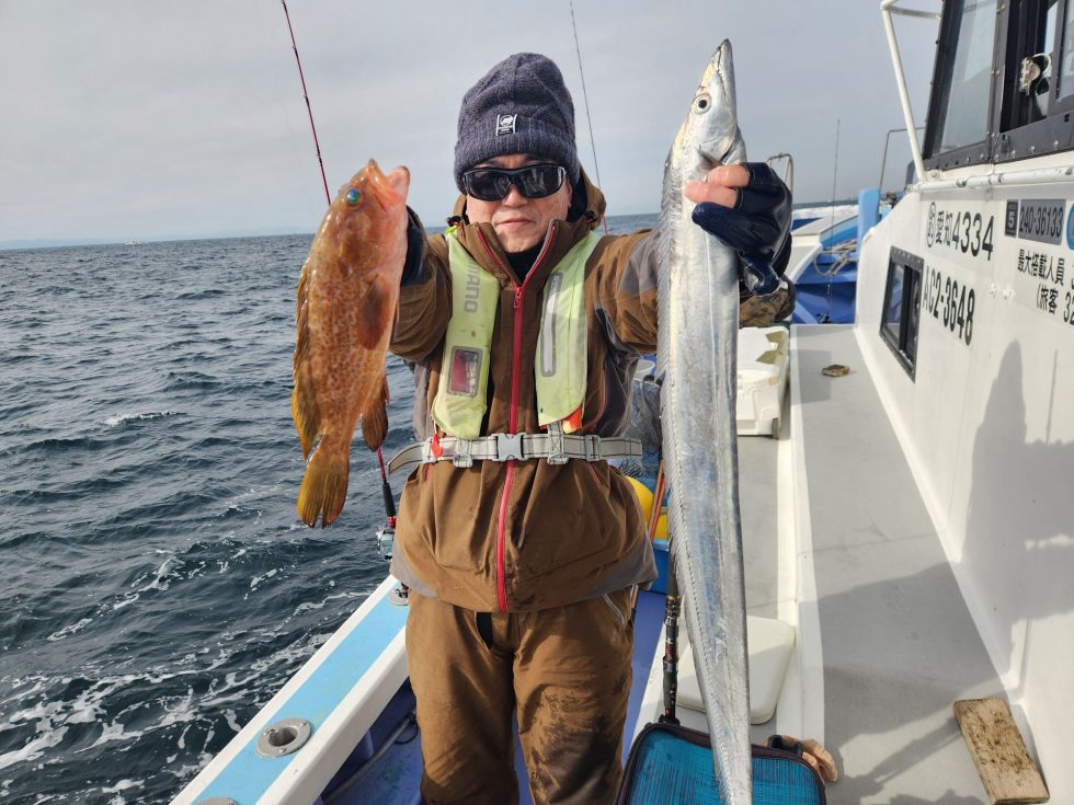 明日(土)コウイカ釣り、泳がせ釣り、出船確定です！