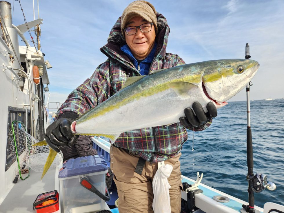 青物豪快!太仕掛けで一気に!