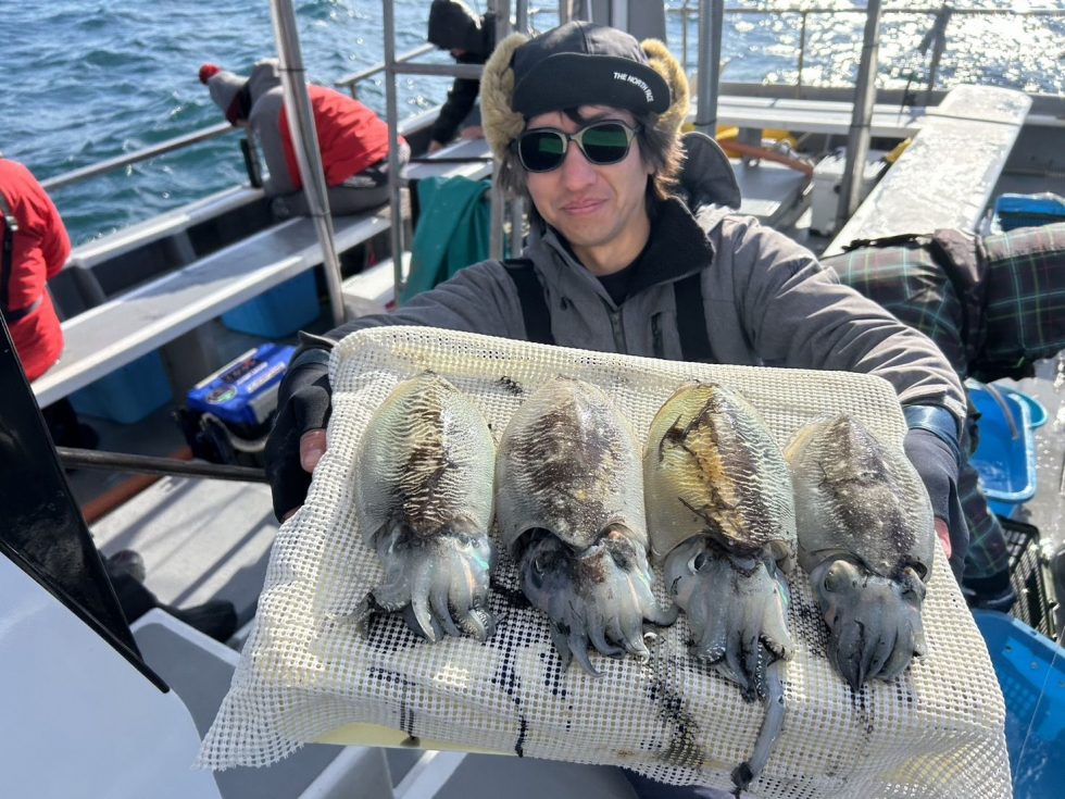コウイカ釣り順調ー！第十一忠栄丸