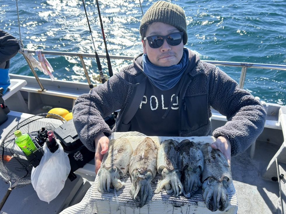 コウイカ好調ー！