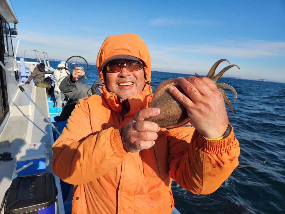 大型コウイカ釣りまくり！
