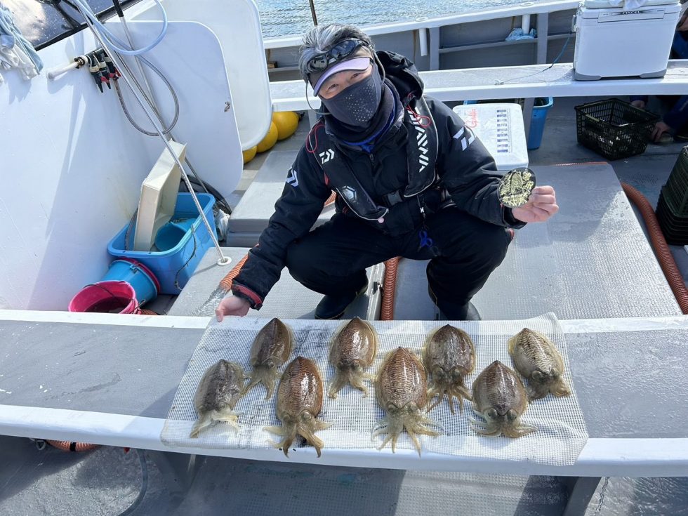 コウイカ爆乗り中!絶好調ー!