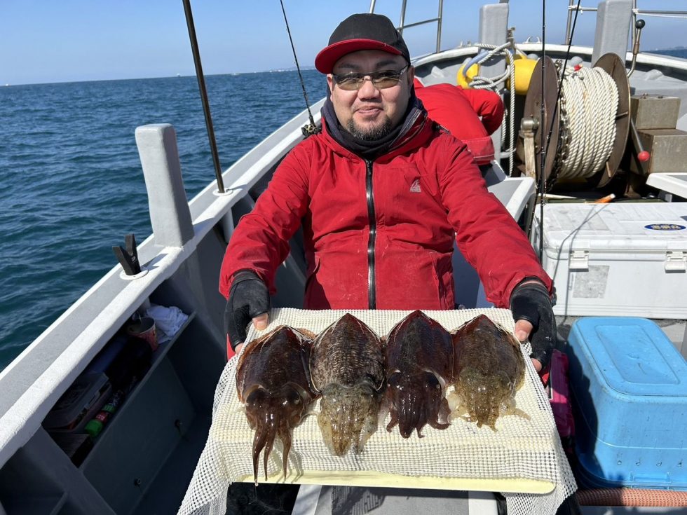 2隻分乗!2隻とも船中凄い数あがりました!