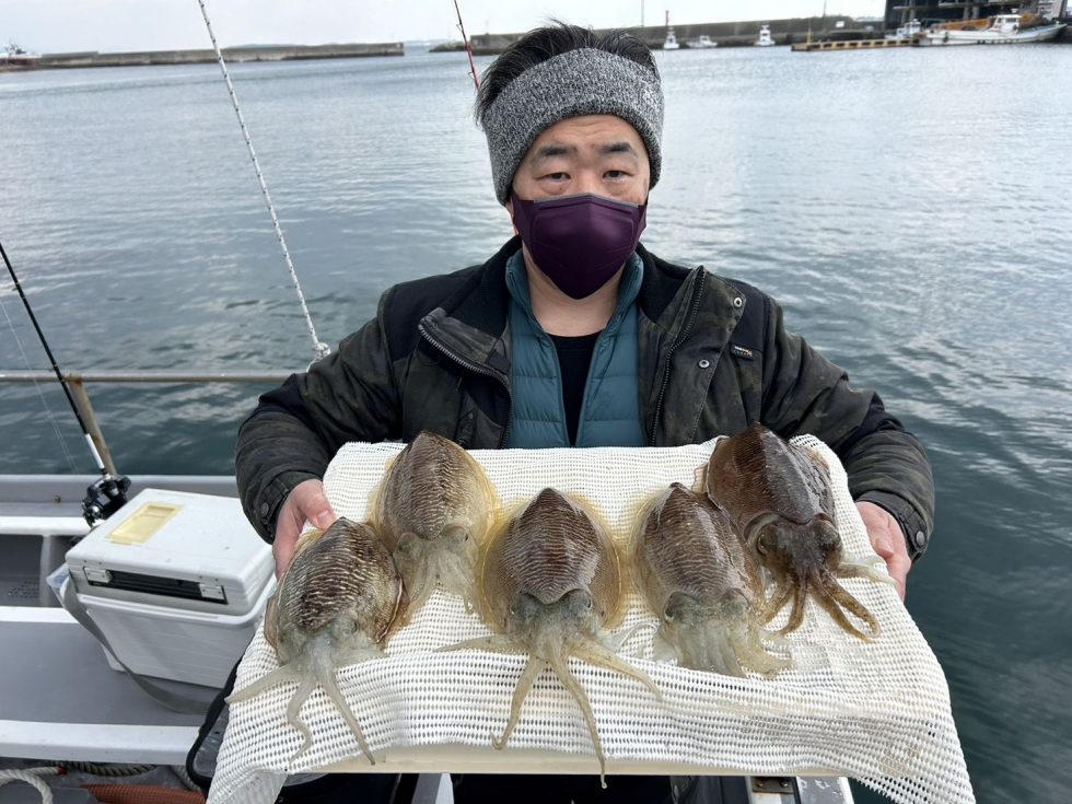 肉厚コウイカ絶好調ー!