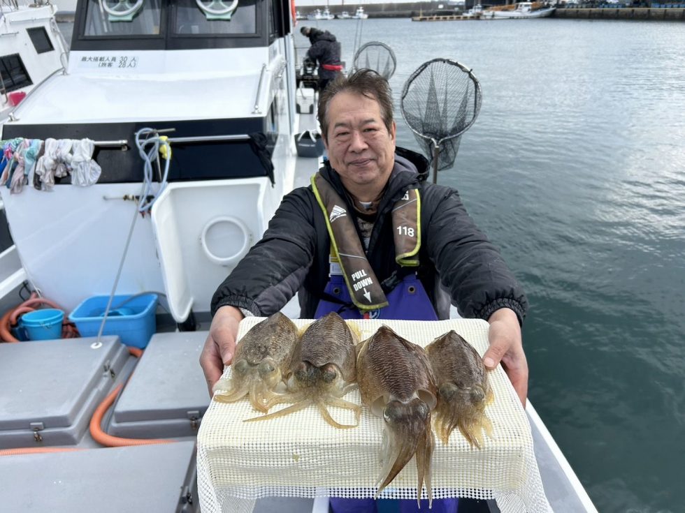 皆さん同じような釣果。最高の釣れ方でしたね