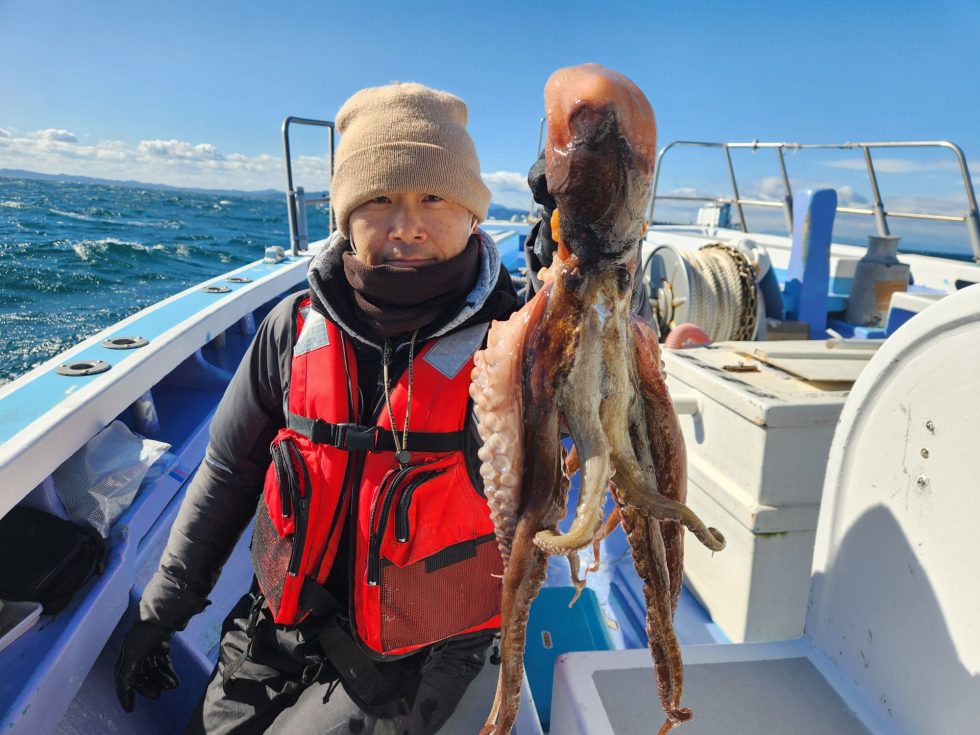 タコも2隻で10杯ほどあかりましたよ!