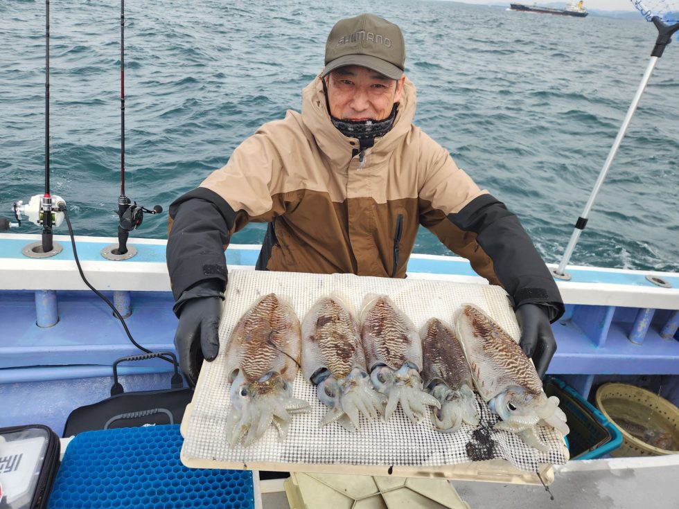 今日も船中凄い数！