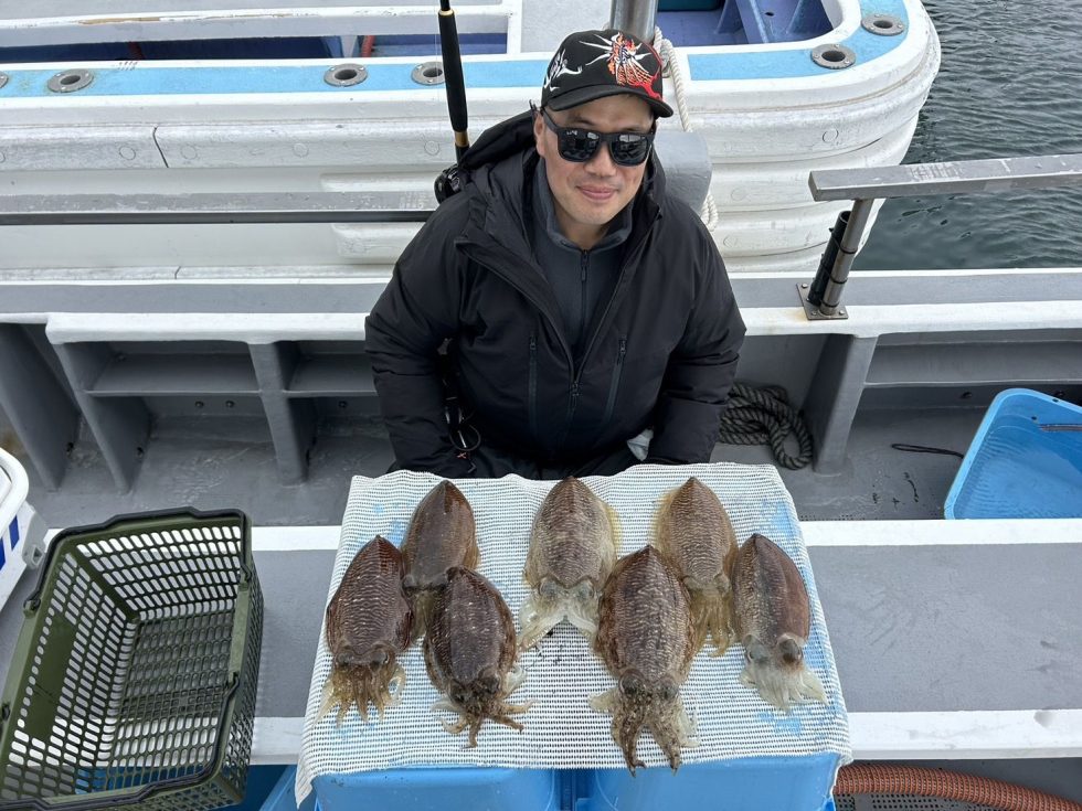 コウイカ初挑戦！ハマりましたね