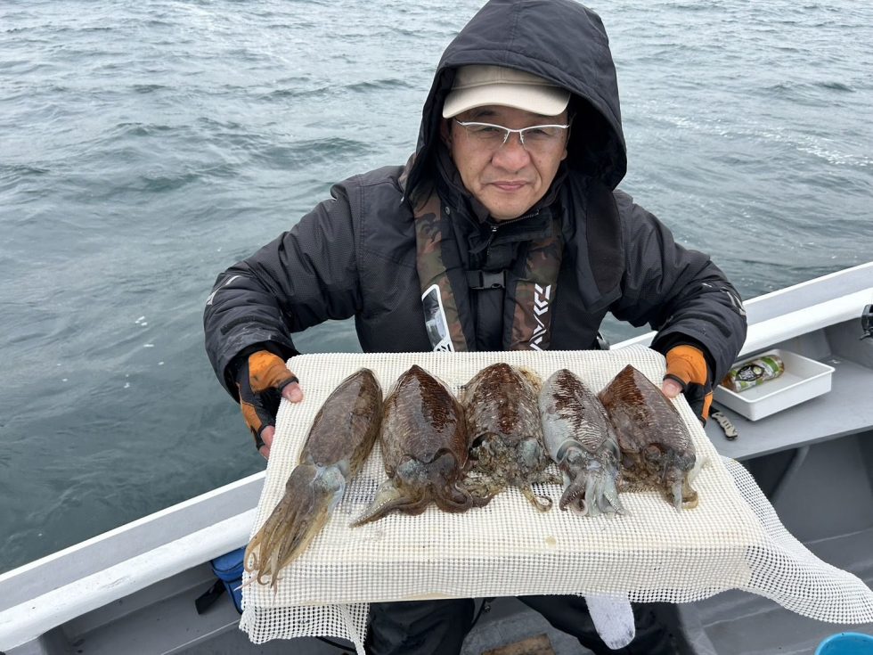 今日も平均して釣れました！