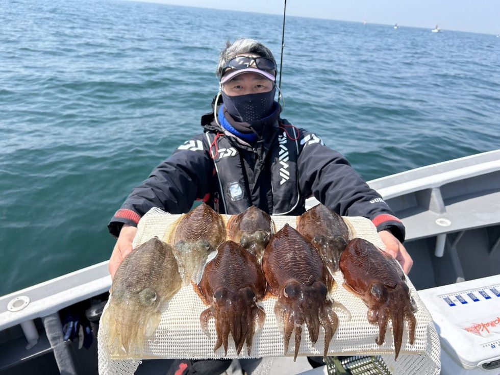 名人さんは今日も釣りまくりー