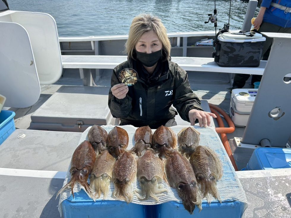 肉厚コウイカ爆乗り中！善は急げです