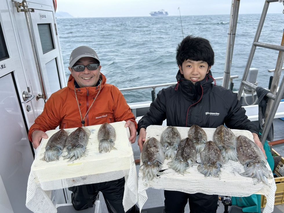 お見事ー！今日はイカづくし！