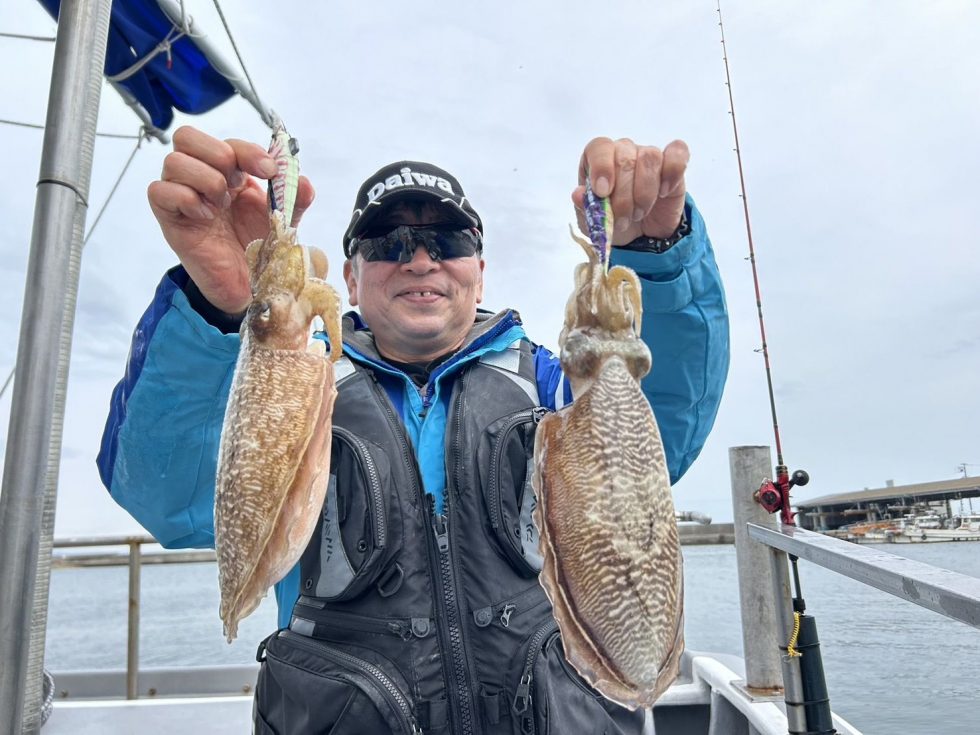 コウイカがデカイ!