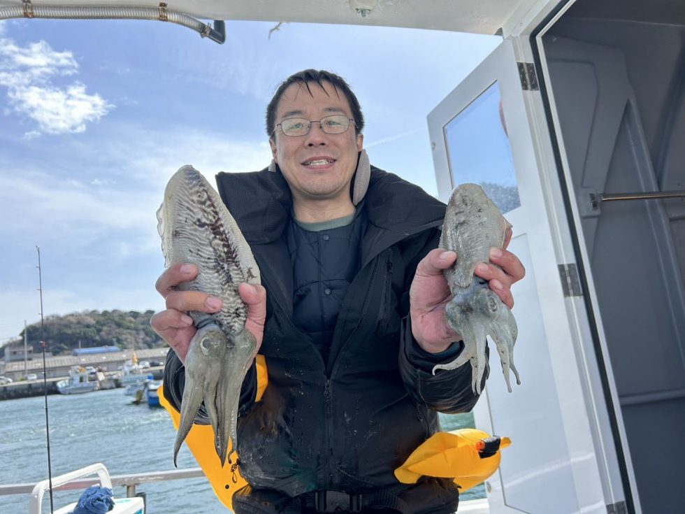 コウイカ４月も出船！