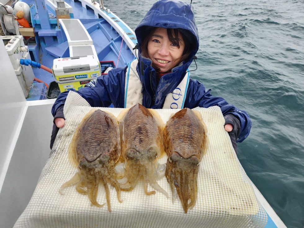 萩原香さんも良型ゲット！