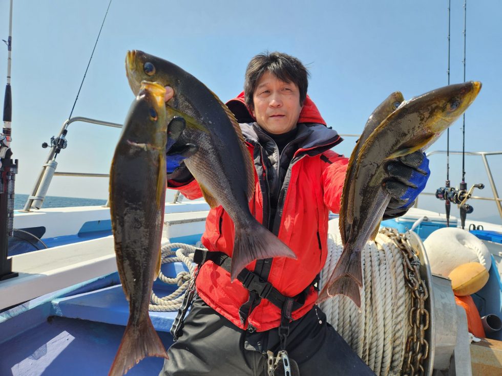 大山沖イサキ出船開幕！