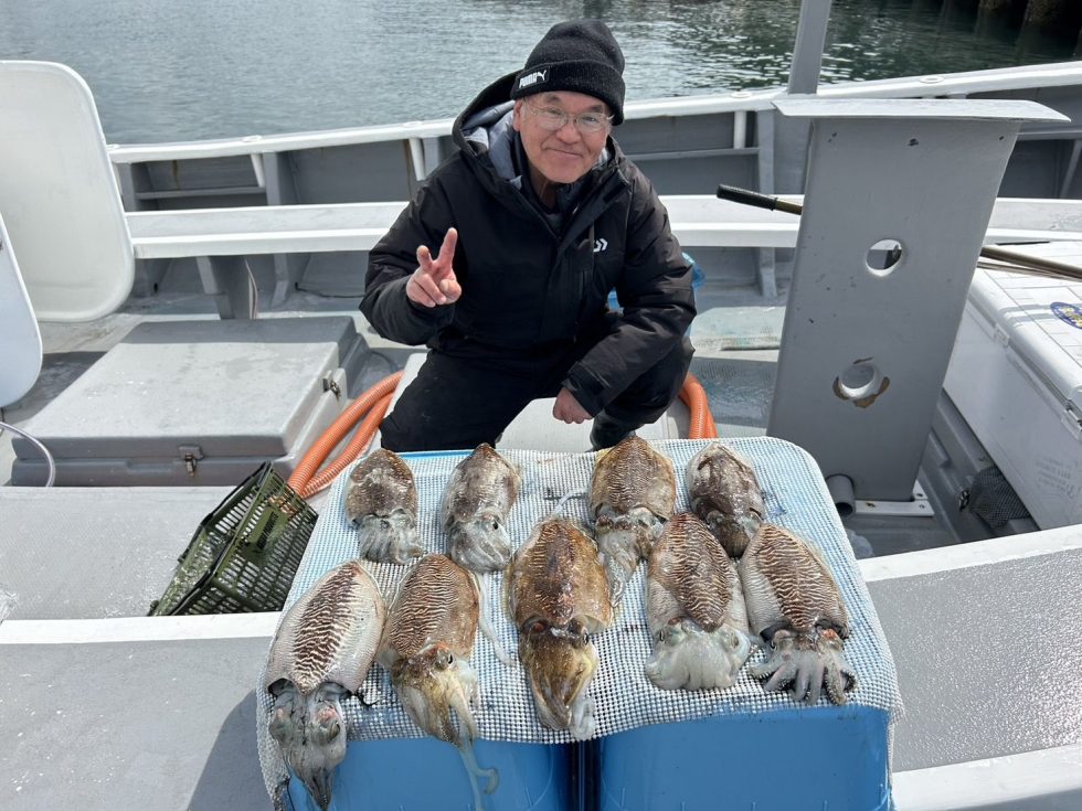 コウイカ船！爆乗りっ！