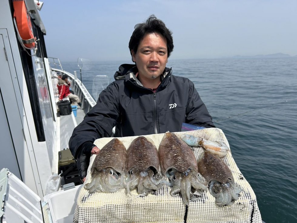 コウイカ釣り！今日も絶好調！