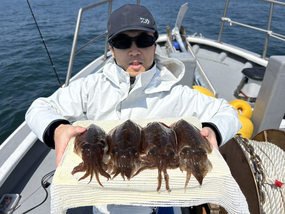 今日も皆さんに平均して釣れましたよ！