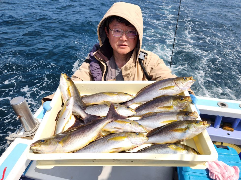 大山沖イサキ絶好調ー！