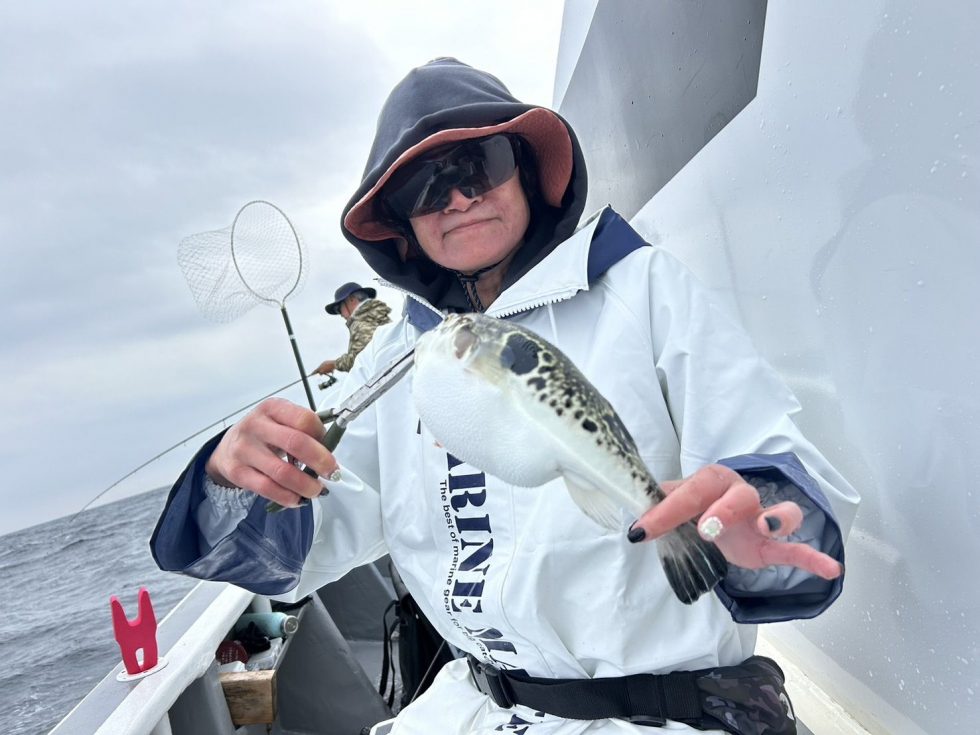 一つテンヤで嬉しいゲスト!