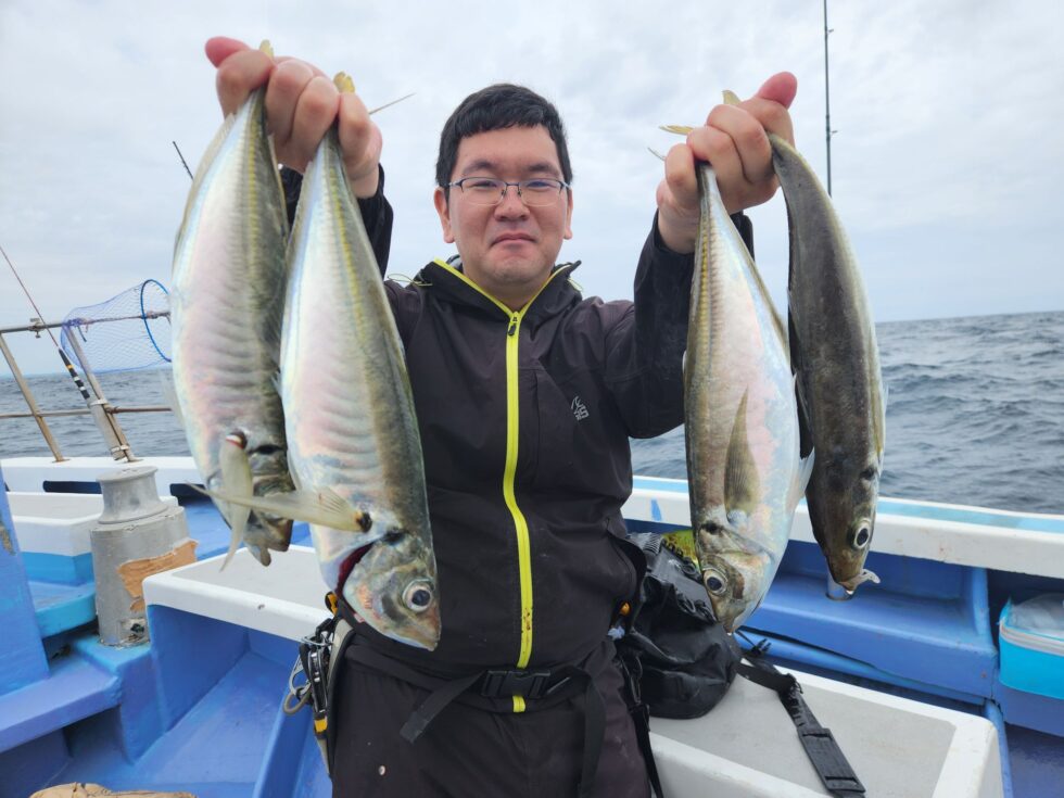 大アジ釣りまくり!