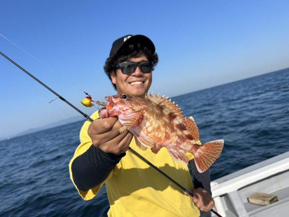 活きウタセエビで多彩な釣果!