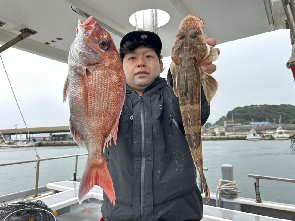 明日(火)大山沖イサキ出船確定!空き多数