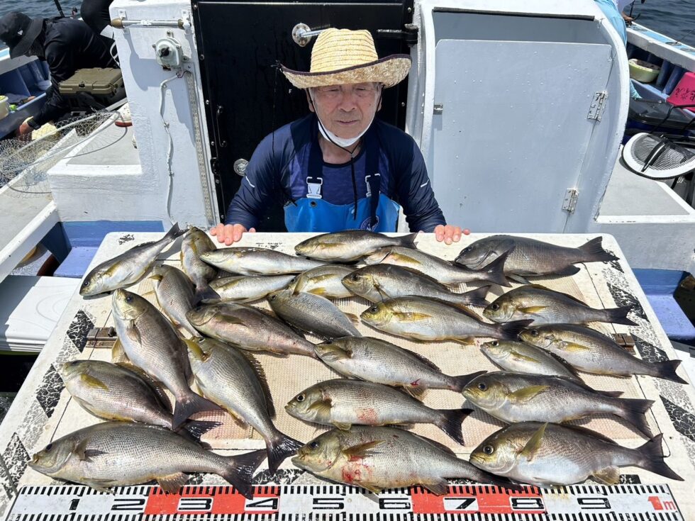 大山沖、ジャンボイサキ猛烈っ!