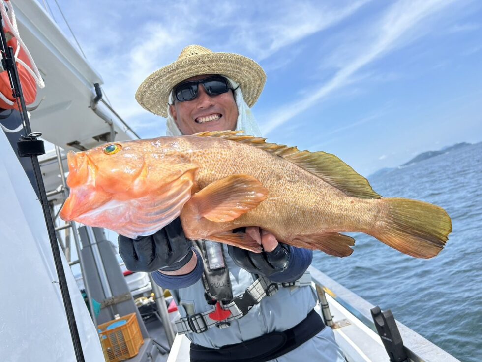 キジハタもデカイ!