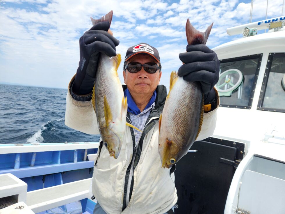 大山沖、脂のりのりイサキ大チャンス！