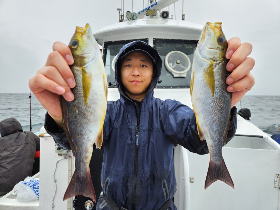 明日(日)イサキ出船確定、空き多数