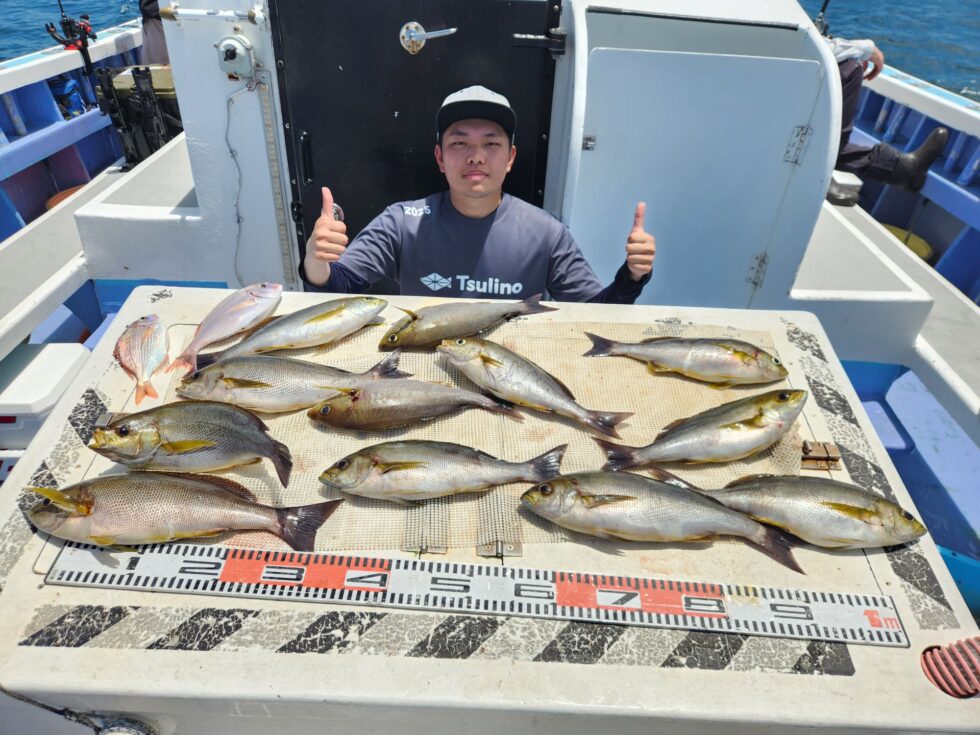 大山沖ジャンボイサキ!イシグロ西春店様お見事!