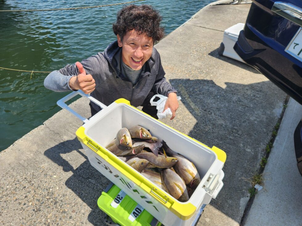 イサキ初挑戦で20匹お見事!