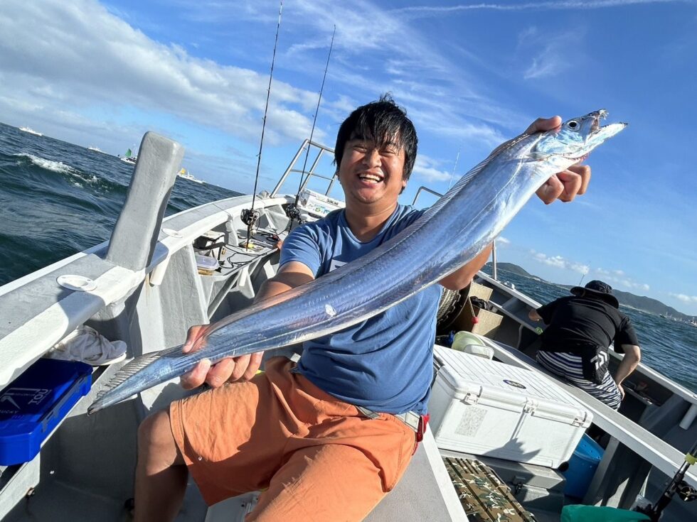 テンヤタチウオ専門!名人さん釣りまくりー